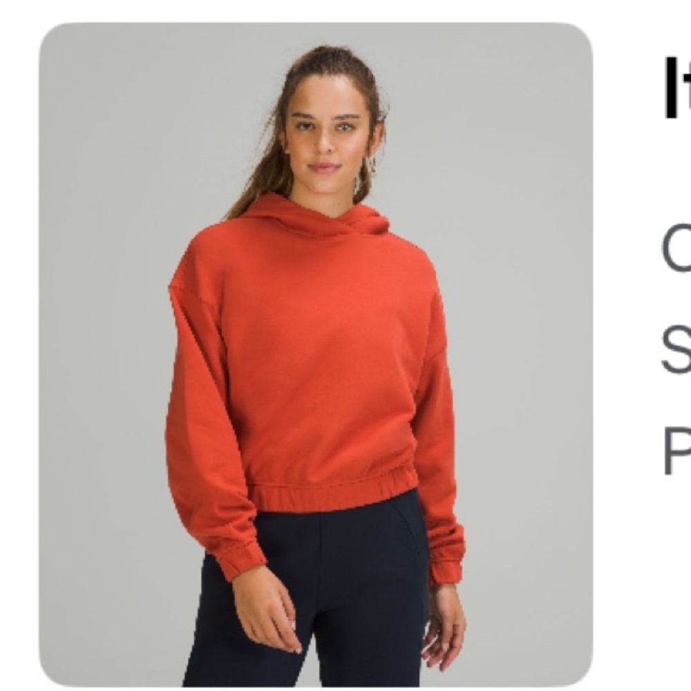 Cropped Lululemon Hoodie